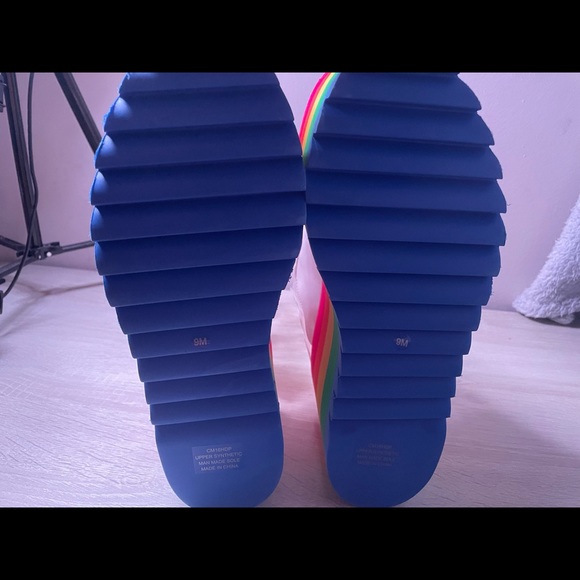 🌈Rainbow Clear Platform Boots☁️ - Picture 4 of 7